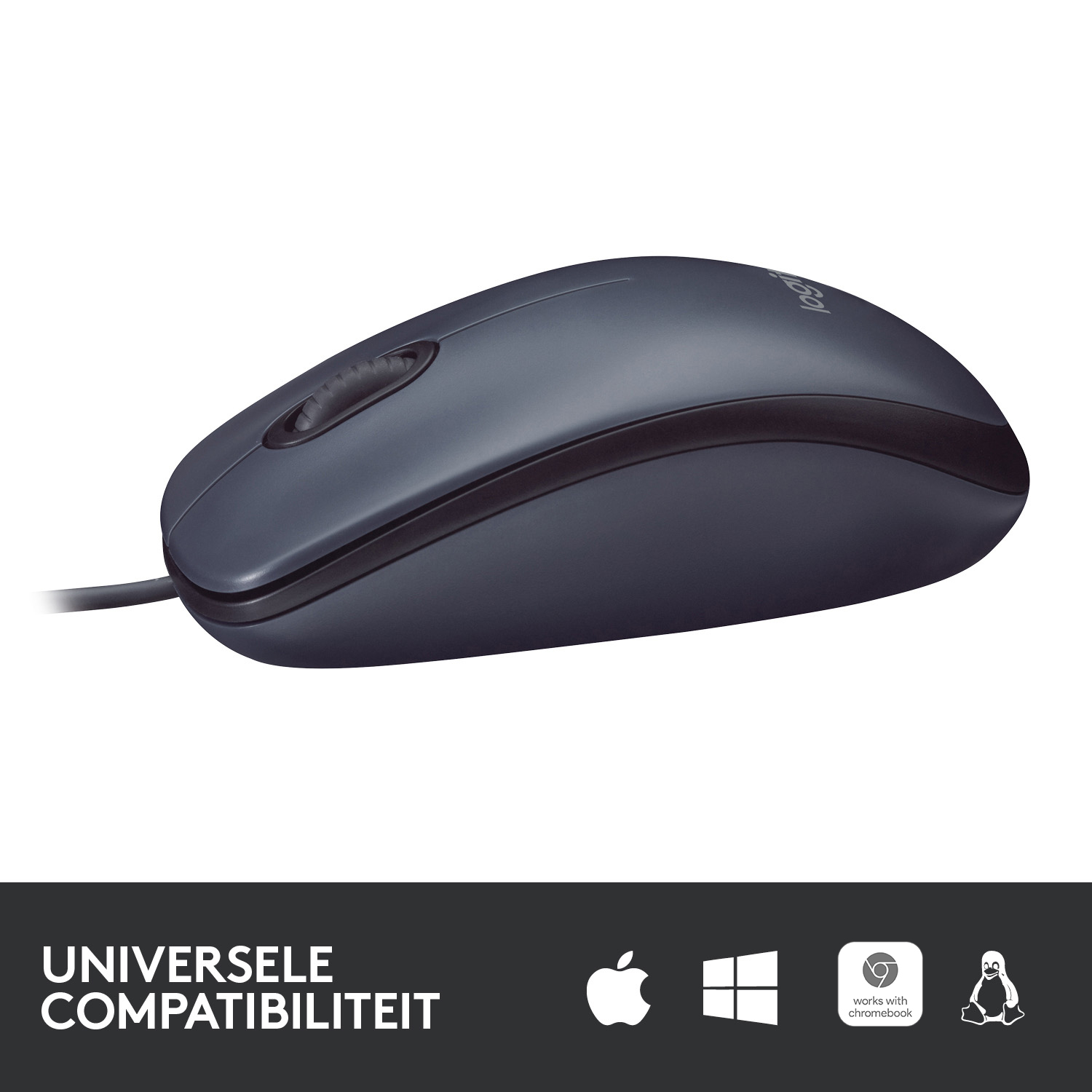 Logitech B100 muis Kantoor Ambidextrous USB Type-A Optisch 800 DPI - Afbeelding 4