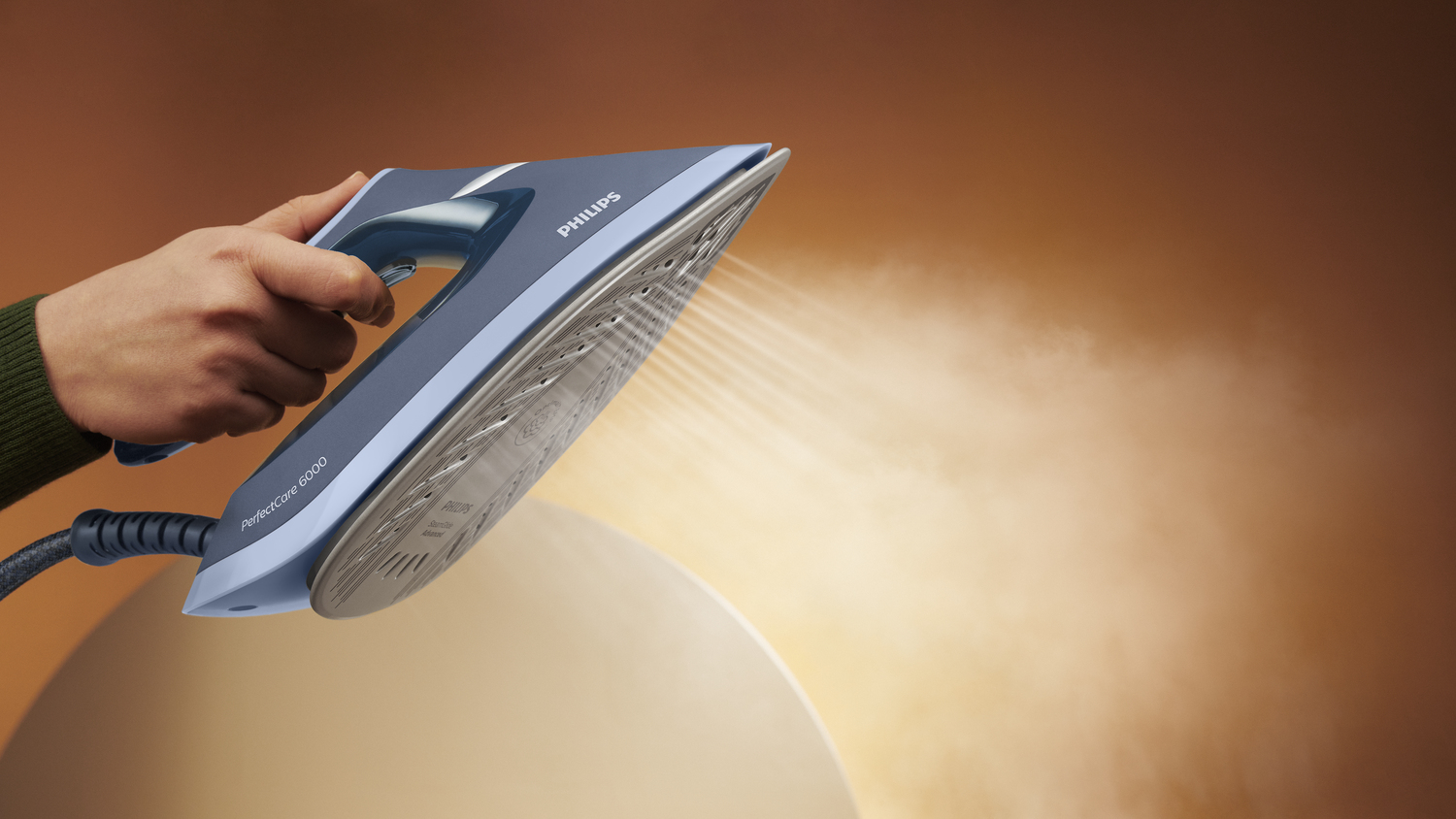 Philips 6000 series PSG6042/20 stoomstrijkijzer station 2400 W 1,8 l SteamGlide Advanced Blauw - Afbeelding 15