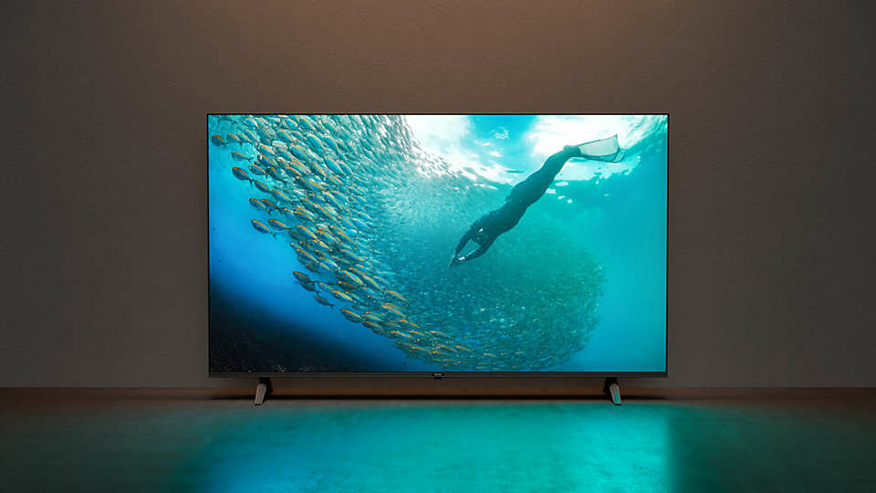 55PUS7009/12 55" , Ultra HD 4K LED Smart TV , Titan OS + Wifi , HDR10+ & Dolby Vision , Slank Design + Pixel Precise Ultra HD , 60Hz - Afbeelding 4