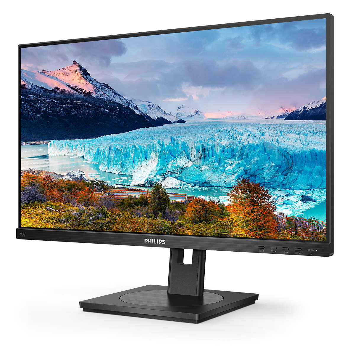 S-Line - 24 inch - Full HD IPS LED Monitor - 1920x1080 - USB-C Dock - Pivot / HAS / RJ45 - Afbeelding 4