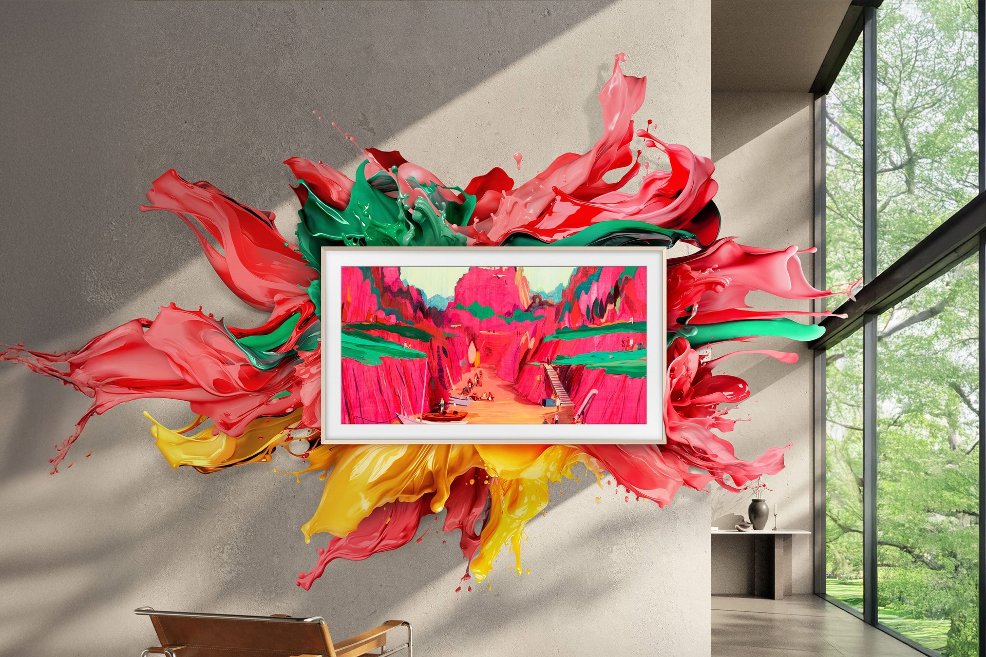 Samsung 4K Smart Neo QLED TV The Frame Pro 75LS03F 75” (2025) - Afbeelding 2