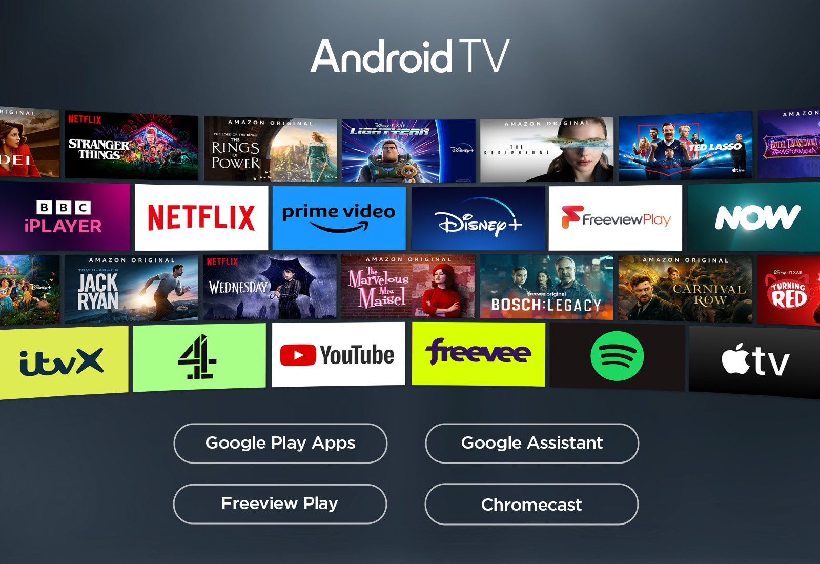 TCL 4K Smart Android LED XXL TV 75V6B 75″ (2024) - Afbeelding 10