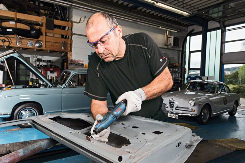 Bosch GRO 12V-35 Professional Zwart, Blauw 35000 OPM - Afbeelding 2