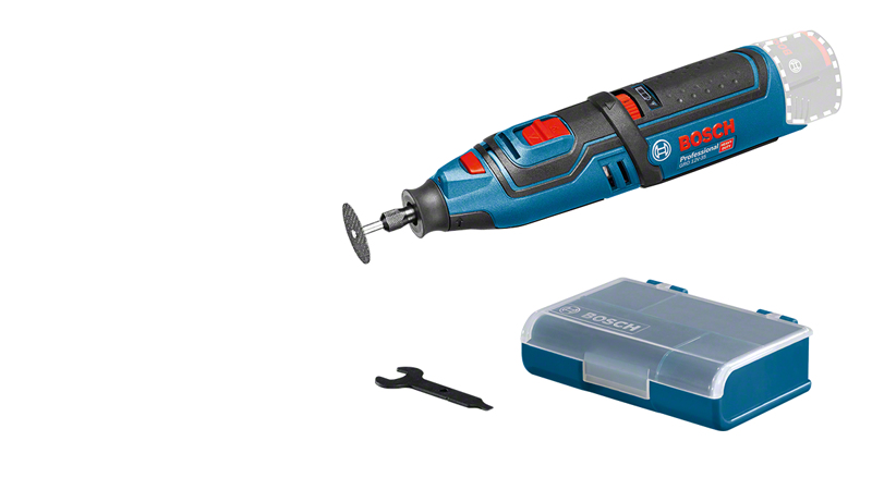 Bosch GRO 12V-35 Professional Zwart, Blauw 35000 OPM