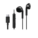 JVC HA-FR17UC Hoofdtelefoons Bedraad In-ear Oproepen/muziek USB Type-C Zwart