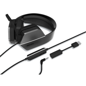 Philips 4000 series TAG4106BK/00 hoofdtelefoon/headset Bedraad Hoofdband Gamen Zwart