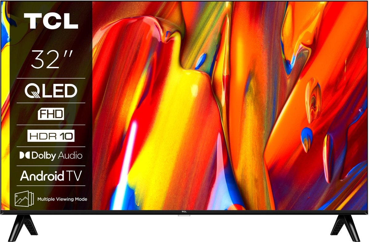 TCL Full HD QLED Smart Android TV 32V5C (2025) 32"