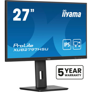 iiyama ProLite XUB2797HSU-B2 computer monitor 68,6 cm (27") 1920 x 1080 Pixels Full HD LED Zwart