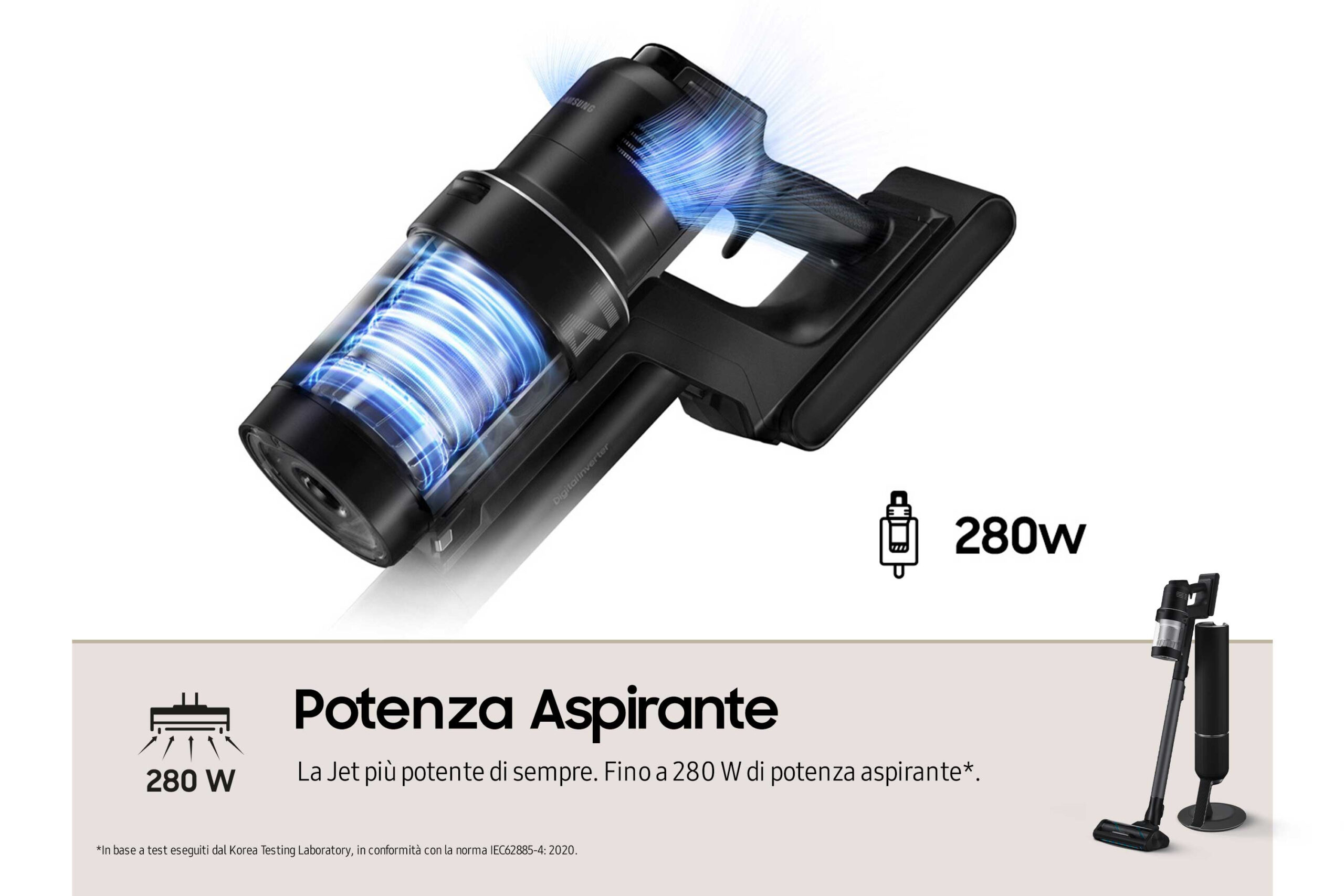 Samsung VS28C9784QK handstofzuiger Zwart Zakloos - Afbeelding 6