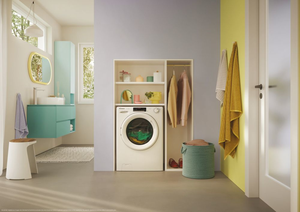 Candy Smart Pro Inverter CO 474TWM6/1-S wasmachine Voorbelading 7 kg 1400 RPM Wit - Afbeelding 12