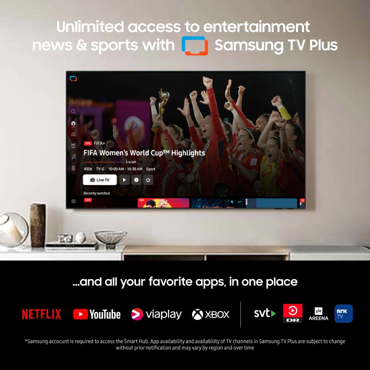 Samsung Smart Crystal UHD 4K XXL TV 65DU7100 (2024) 65″ - Afbeelding 8