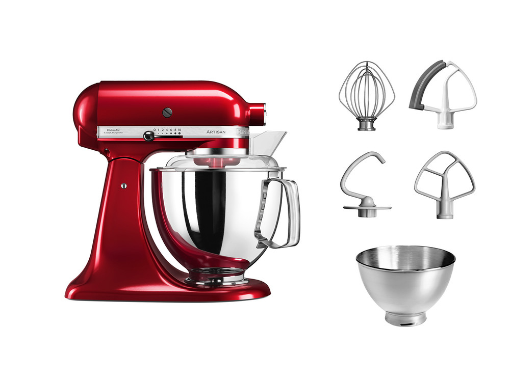 KitchenAid Artisan keukenmachine 300 W 4,8 l Rood - Afbeelding 2