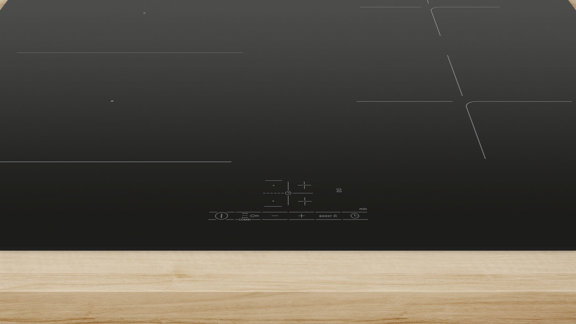 Bosch PVS63KBB5E kookplaat Zwart Ingebouwd Inductiekookplaat zones 4 zone(s) - Afbeelding 4