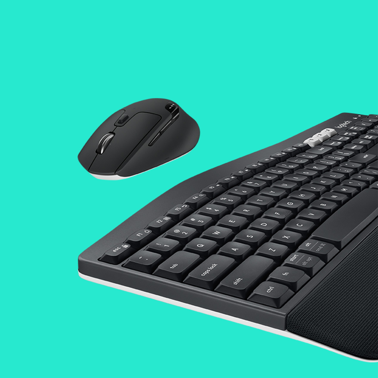 Logitech MK850 Performance toetsenbord Inclusief muis Universeel RF-draadloos + Bluetooth QWERTY Amerikaans Engels Zwart - Afbeelding 3