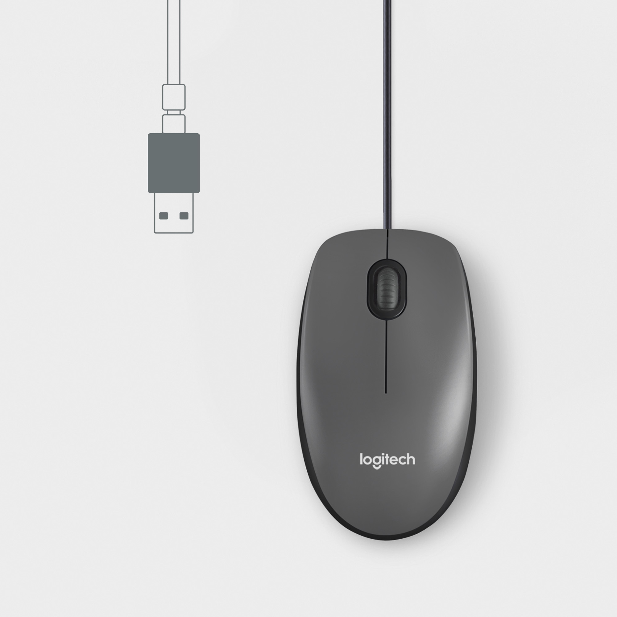 Logitech M100 corded mice - Afbeelding 3