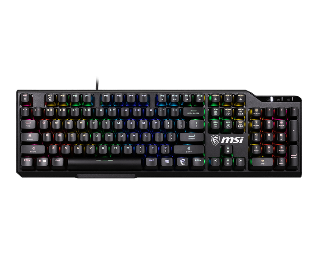 MSI Vigor GK41 LR US toetsenbord Gamen USB QWERTY Engels Zwart