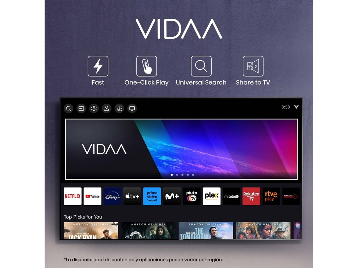 Hisense 4K Smart QD Mini-LED TV 65U69KQ 65" - Afbeelding 6