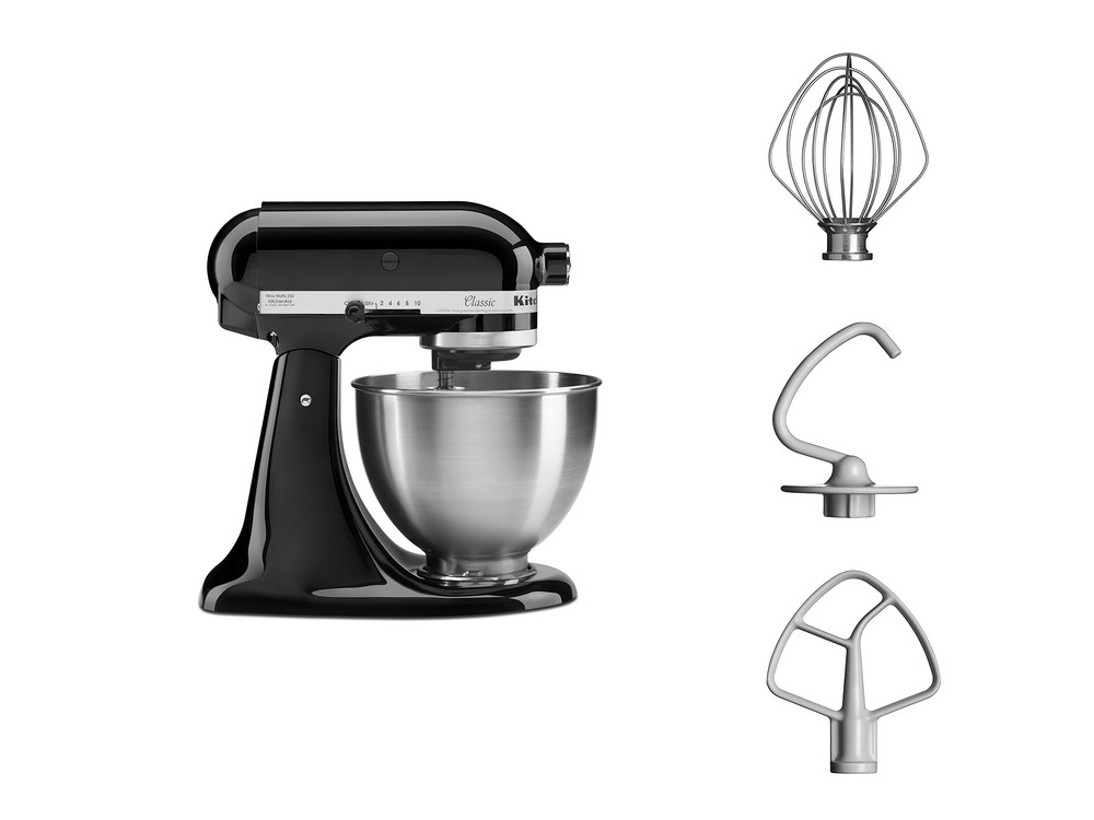 KitchenAid Classic keukenmachine 275 W 4,3 l Zwart, Metallic - Afbeelding 2