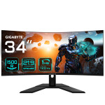 GIGABYTE GS34WQC computer monitor 86,4 cm (34") 3440 x 1440 Pixels Wide Quad HD LCD Zwart