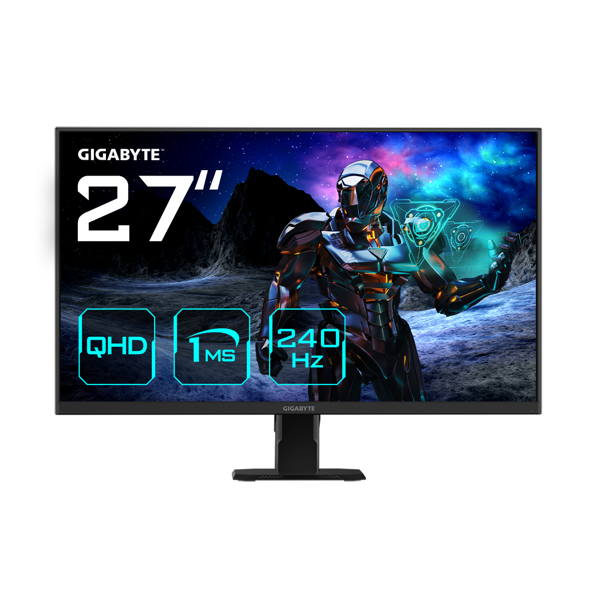 GIGABYTE GS27Q X computer monitor 68,6 cm (27") 2560 x 1440 Pixels Quad HD LCD Zwart