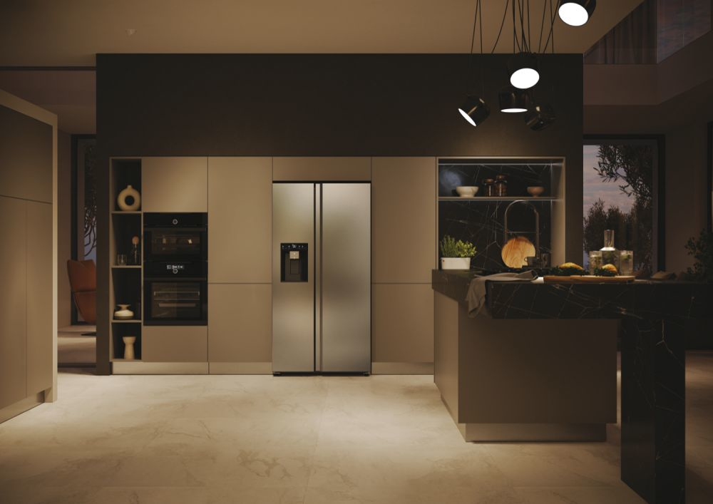 Haier SBS 90 Serie 5 HSW59F18EIMM amerikaanse koelkast Vrijstaand 601 l E Platina, Roestvrijstaal - Afbeelding 29