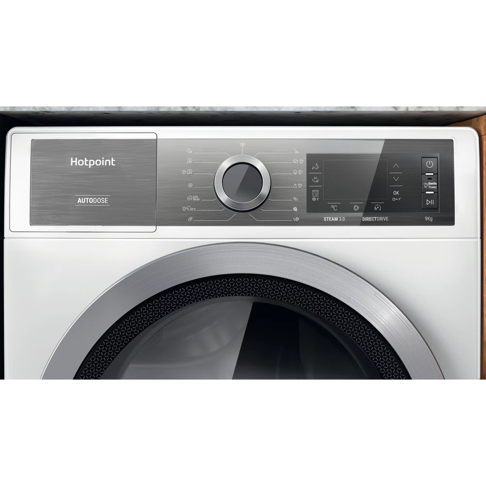 Hotpoint Ariston H8 W946WB EU wasmachine Voorbelading 9 kg 1400 RPM Wit - Afbeelding 6
