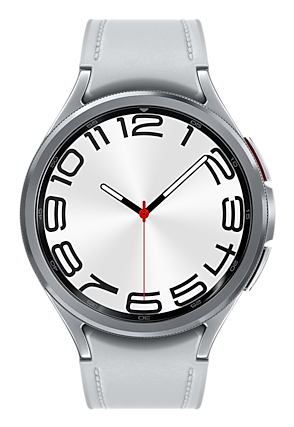 Samsung Galaxy Watch6 Classic SM-R965F 3,81 cm (1.5") OLED 47 mm Digitaal 480 x 480 Pixels Touchscreen 4G Zilver Wifi GPS - Afbeelding 2