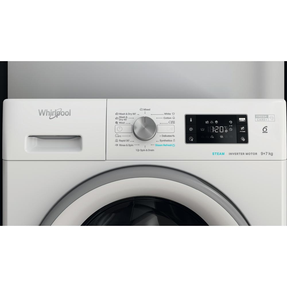 Whirlpool FFWDB 976258 SV EE Was-droogcombinatie Vrijstaand Voorbelading Wit E - Afbeelding 8