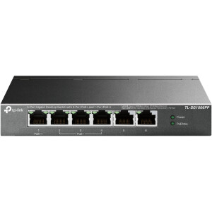 TP-Link TL-SG1006PP netwerk-switch Unmanaged Gigabit Ethernet (10/100/1000) Power over Ethernet (PoE) Grijs