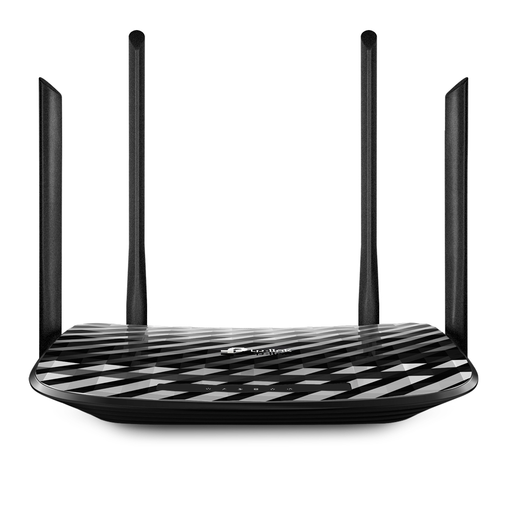 TP-Link AC1300 draadloze router Gigabit Ethernet Dual-band (2.4 GHz / 5 GHz) Zwart