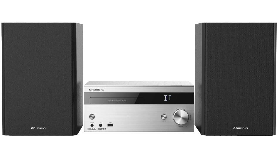 Grundig CMS 4000 BT DAB+ Home audio-microsysteem 100 W Zwart, Zilver