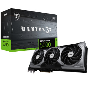 MSI VENTUS GEFORCE RTX 5090 32G 3X OC videokaart NVIDIA 32 GB GDDR7