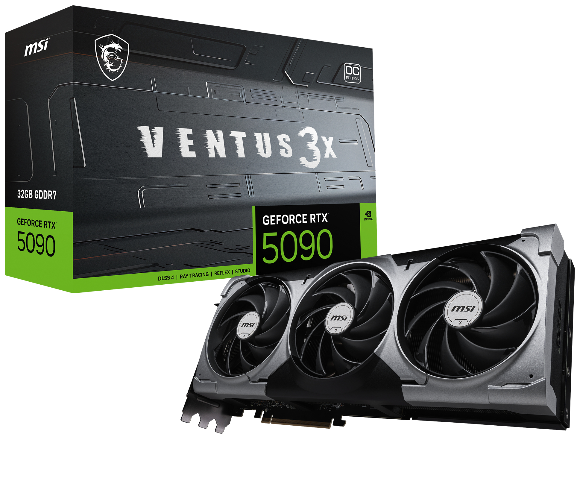 MSI VENTUS GEFORCE RTX 5090 32G 3X OC videokaart NVIDIA 32 GB GDDR7 - Afbeelding 2