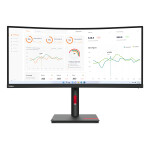 Lenovo ThinkVision T34w-30 LED display 86,4 cm (34") 3440 x 1440 Pixels Wide Quad HD Zwart