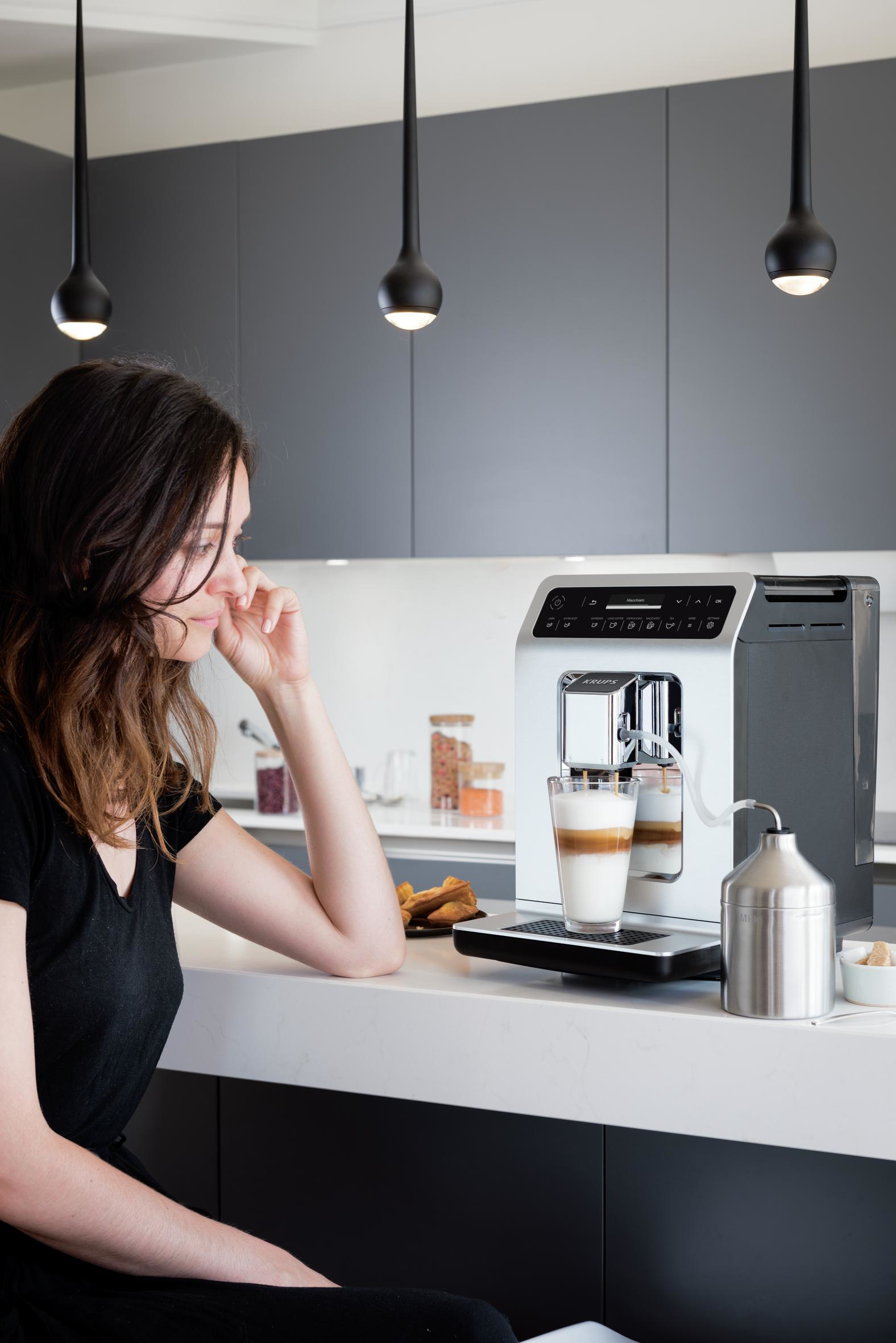 Krups Evidence volautomatische espressomachine - Wit EA8911 - Afbeelding 5