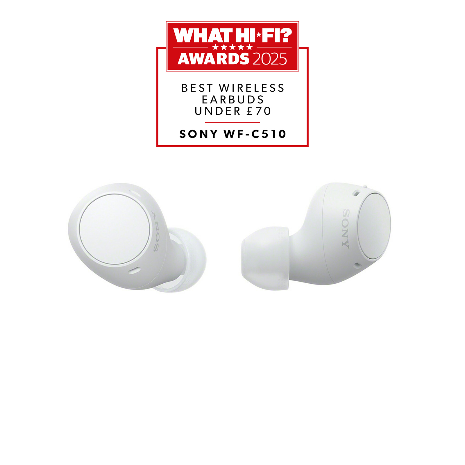 Sony WF-C510 Headset True Wireless Stereo (TWS) In-ear Gesprekken/Muziek/Sport/Elke dag Bluetooth Wit