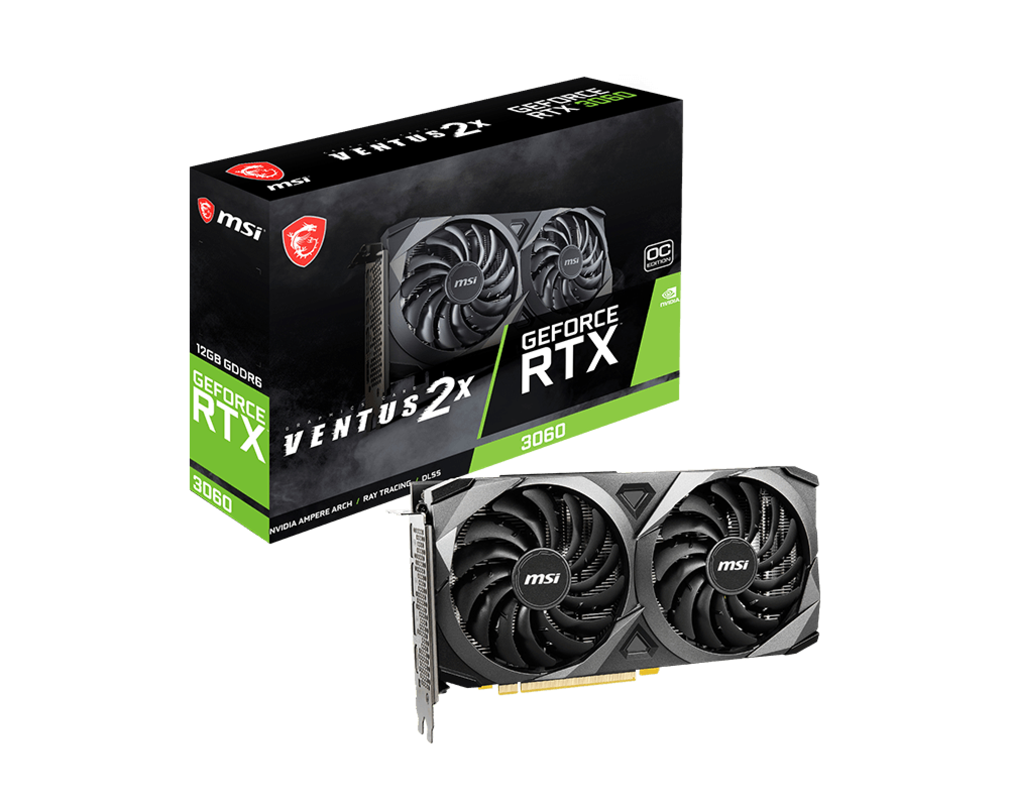 MSI VENTUS GeForce RTX 3060 2X 12G OC NVIDIA 12 GB GDDR6 - Afbeelding 5