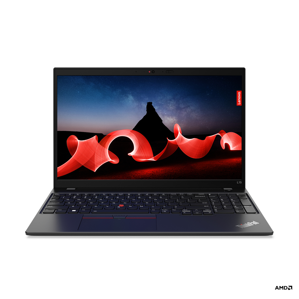 Lenovo ThinkPad L15 AMD Ryzen™ 5 PRO 7530U Laptop 39,6 cm (15.6") Full HD 8 GB DDR4-SDRAM 512 GB SSD Wi-Fi 6E (802.11ax) Windows 11 Pro Zwart