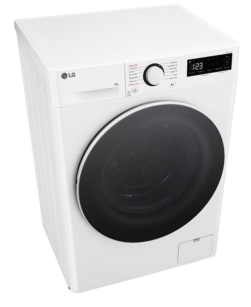 LG F2WR508S0W wasmachine Voorbelading 8 kg 1200 RPM Zwart, Wit - Afbeelding 8