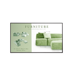 LG 49UM5N-H Digitale signage flatscreen 124,5 cm (49") LCD Wifi 500 cd/m² 4K Ultra HD Zwart WebOS 24/7