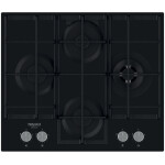 Hotpoint HAGS 62F/BK Zwart Ingebouwd 59 cm Gaskookplaat 4 zone(s)