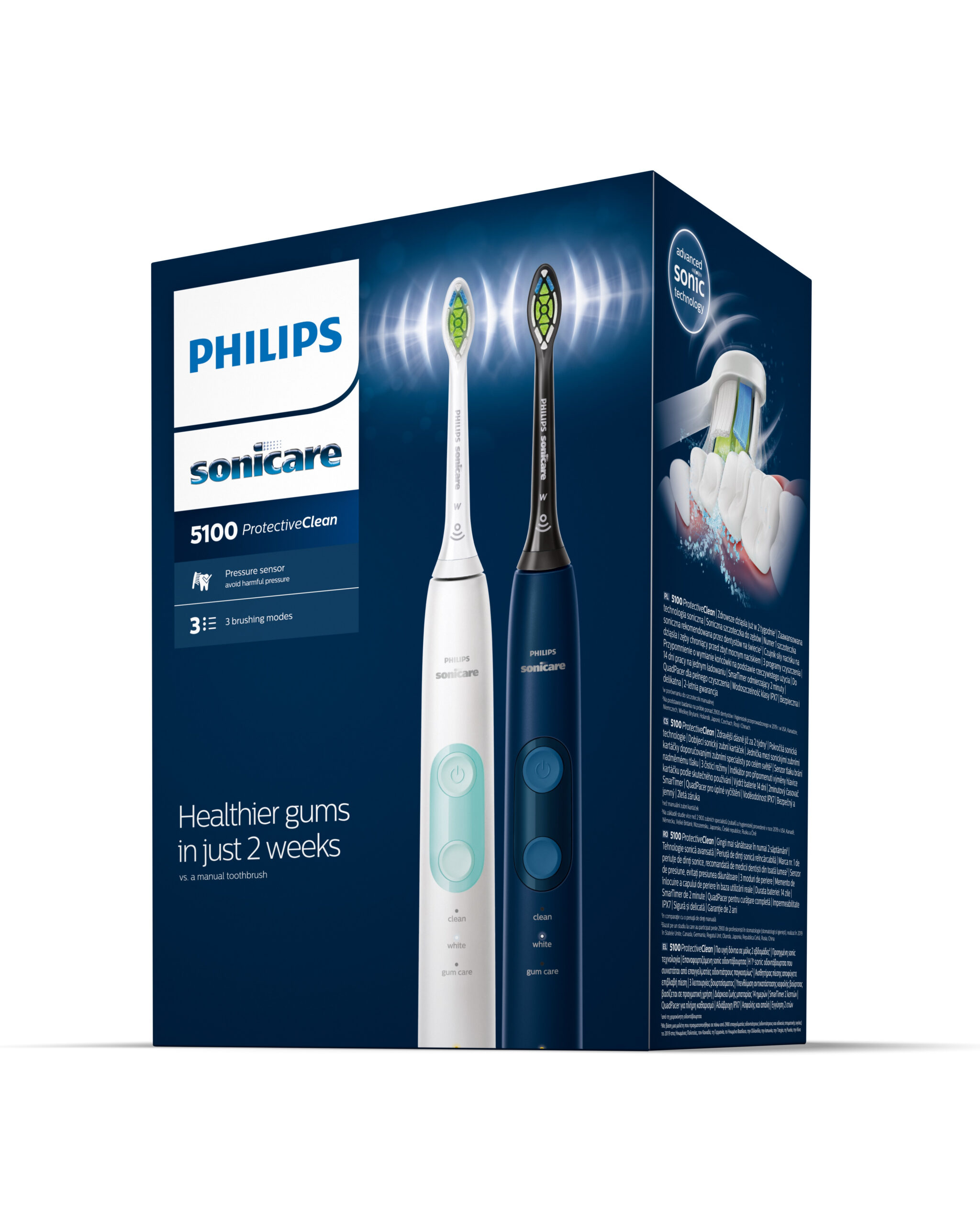Philips Sonicare ProtectiveClean 5100 ProtectiveClean 5100 HX6851/34 Sonische, elektrische tandenborstel - Afbeelding 5