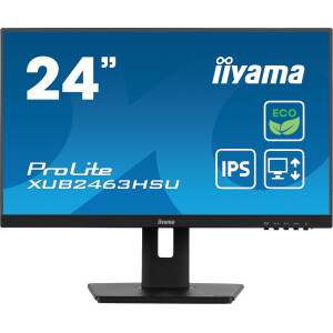iiyama ProLite XUB2463HSU-B1 computer monitor 61 cm (24") 1920 x 1080 Pixels Full HD LED Zwart