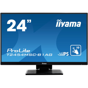 iiyama ProLite T2454MSC-B1AG computer monitor 60,5 cm (23.8") 1920 x 1080 Pixels Full HD LED Touchscreen Multi-gebruiker Zwart