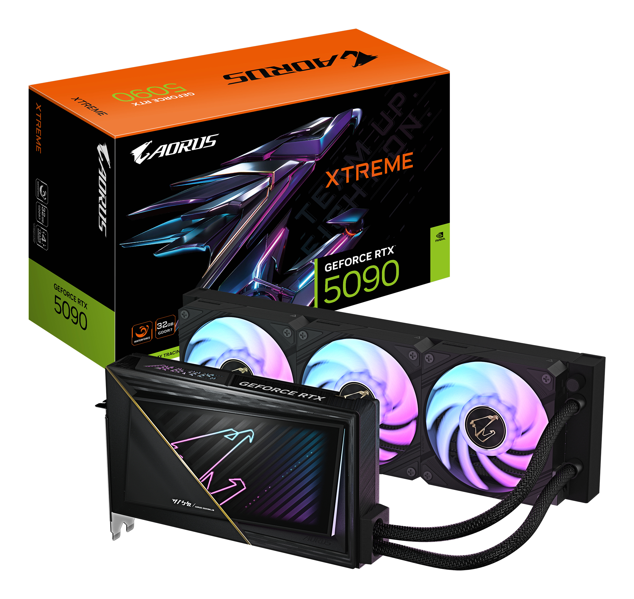 GIGABYTE AORUS GeForce RTX 5090 XTREME WATERFORCE 32G NVIDIA 32 GB GDDR7