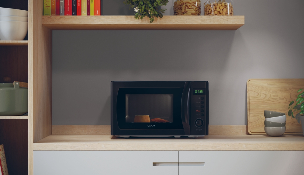 Candy Idea CMWA20SDLB Zwart Solo-magnetron Aanrecht 20 l 700 W - Afbeelding 4