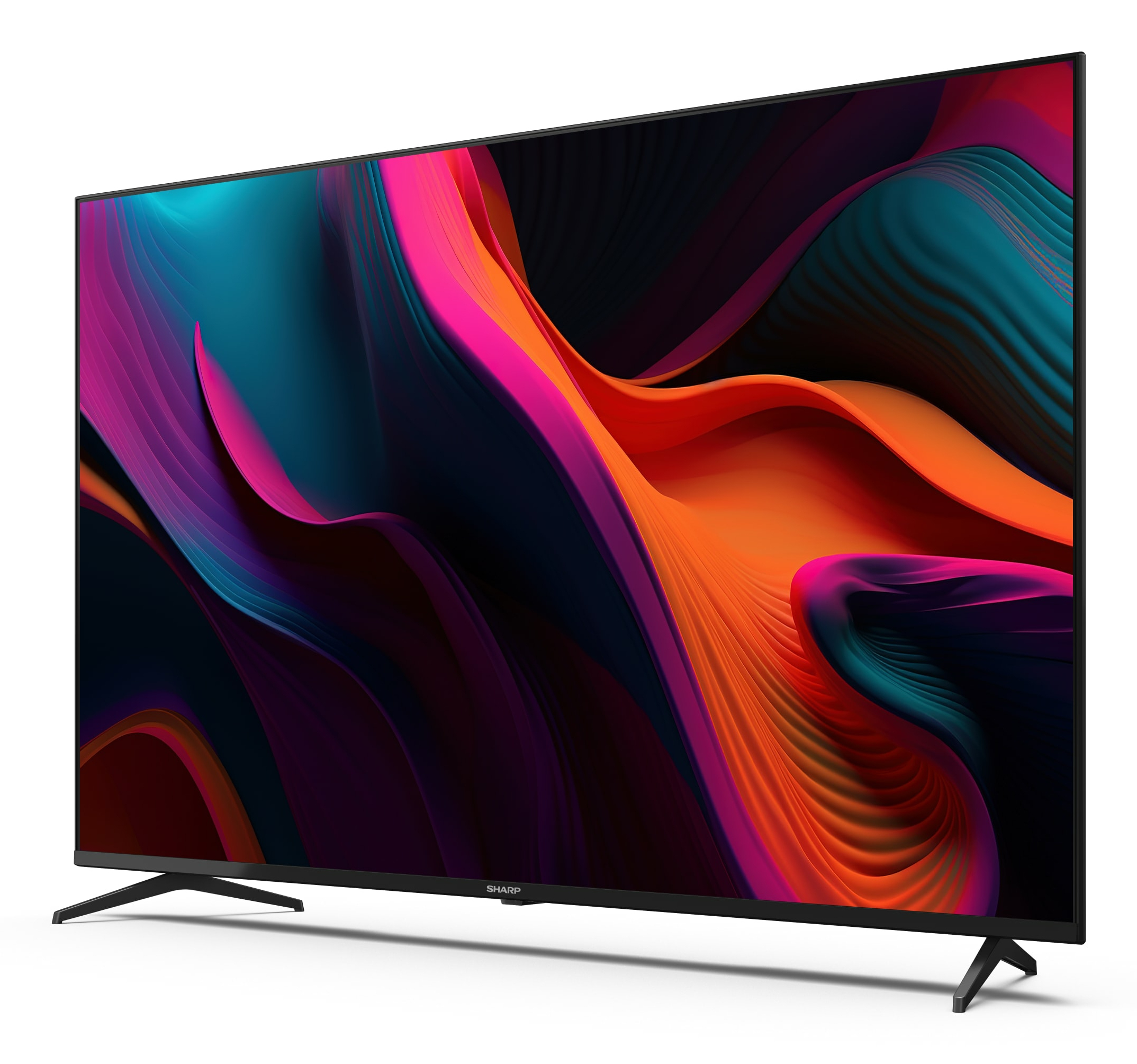 Sharp 55" 4K Ultra HD LED Google TV 139,7 cm (55") Smart TV Wifi Zwart - Afbeelding 3