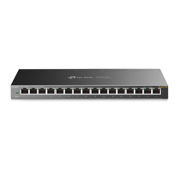 TP-Link TL-SG116E Unmanaged L2 Gigabit Ethernet (10/100/1000) Zwart - Afbeelding 2
