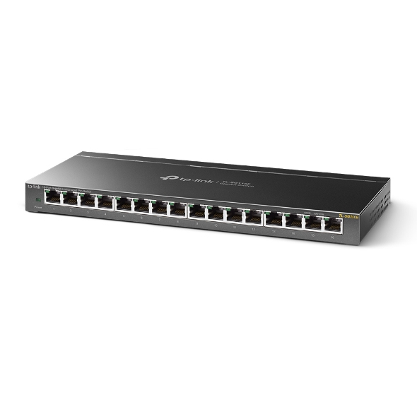 TP-Link TL-SG116E Unmanaged L2 Gigabit Ethernet (10/100/1000) Zwart