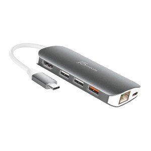 j5create JCD383-N USB-C™ 9-in-1 Multi Adapter